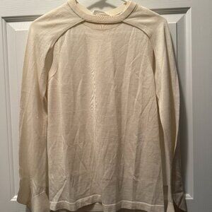 New With Tags Helmet Lang Ivory Sweater Shell & Shrug
